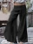 Import 2021 new womens solid color linen wide-leg pants from China