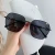 Import 2024 Latest Design Shades Sunglasses Female Fashion Retro Sun Glasses Luxury Square Metal Trendy Sunglasses For Women from China