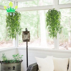 2pcs Artificial Ivy Fake Hanging Vine Plants Decor Plastic Greenery for Home Wall Indoor Outdside Hanging Basket