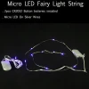 2pcs Replaceable CR2032 Battery Powered Fairy  LED String Christmas Lights New Year Party Wedding Xmas Home Decoration