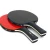 Import 2pcs/Set Poplar Wood Paddles Table Tennis Bat Ping Pong Racket Set with Carrying Bag from China