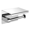 304 Stainless Steel Wall Mounted Chrome Plated Paper Toilet Holder With Mobile Phone Shelf