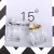 Import 30ml Empty Portable Square Luxury Transparent Glass Perfume Bottle from China