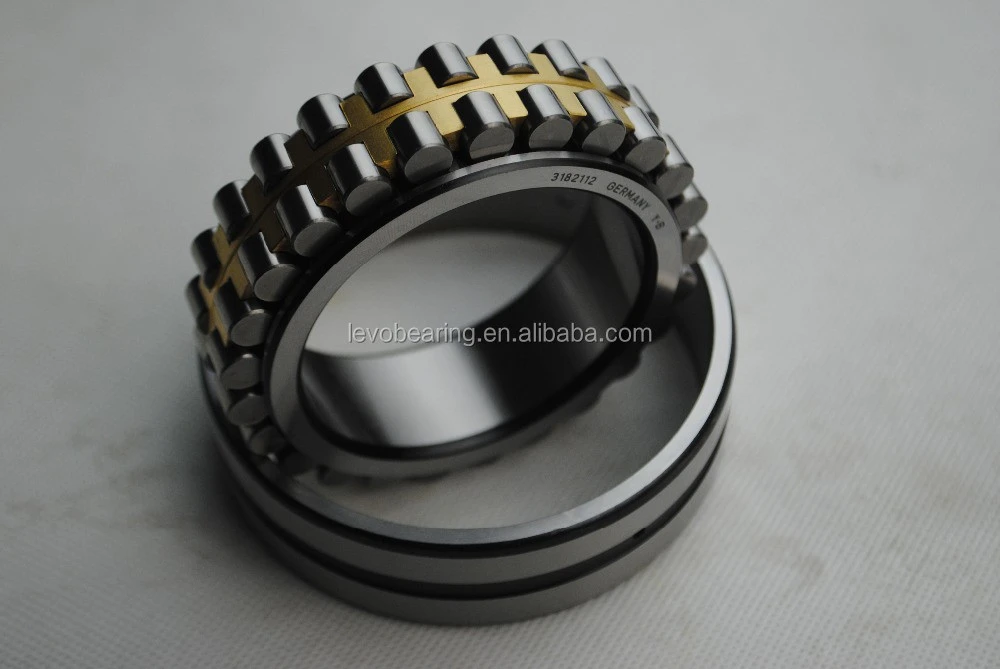 3182112/NN3012K double row brass cage cylindrical roller bearings