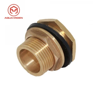 3/4 Copper Water Tower Outlet Interface Accessories Male Threaded Brass Water Tank Connector