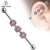 Import 38mm Crystal Flower Fake Ear Barbell Industrial Body Piercing Studs Design Jewelry from China