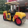 3tone double drum vibration roller mount type road roller