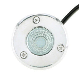 3W 12V DC IP67 COB LED chip LED RGB Underground Light Lamp Waterproof Shockproof High-power Tempered Glass