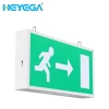3W Emergency Power Supply Exit Sign Wall Mounted Fire Exit Lamp Iron Plastic Box Exit Sign