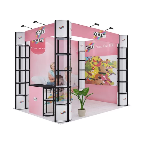 3x6 Booth Design Portable Wall Exhibition Booth Display Stand Trade Show Equipment