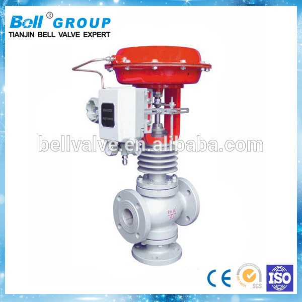 4-20mA 4 Inch Flow Control Valve with Pneumatic Actuator