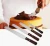Import 4 6 8 10 Inch Cake Decorating Angled Wooden Handle Stainless Steel  Offset Frosting Icing Spatula from China