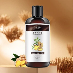 400ml Herbal Ginger Hair Shampoo No Silicone Oil Oil Control Anti Dandruff Itching Professional Hair &amp; Scalp Treatment Shampoo