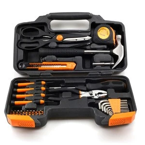 40pcs mixed household hand tools kit with hex key screwdriver scissors