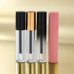 4.5ml Clear Custom Color Logo Lip Gloss Tube Plastic Cosmetic Empty Lip Gloss Tube Gradient Lip Gloss Packaging For Vendors