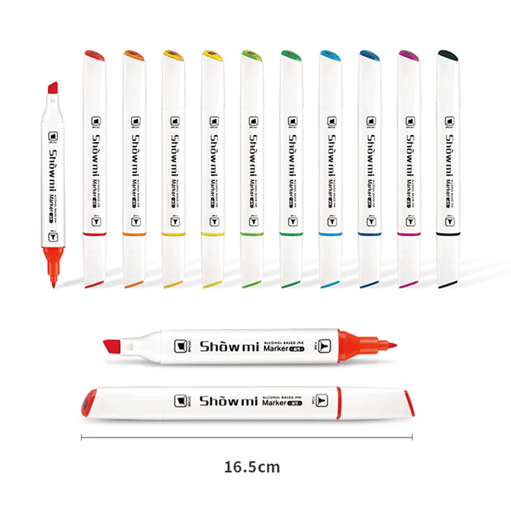48colors Optional Color matching Art Markers Brush Pen Sketch Alcohol Based Markers Dual Head Manga Drawing Pens Art Supplies
