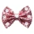 Import 4&#x27;&#x27; Minnie Sequin Bow Hair Clips For Girls 2021 Mini White Dots Sequins Hair Bow Barrette Kids Hair Accessories from China