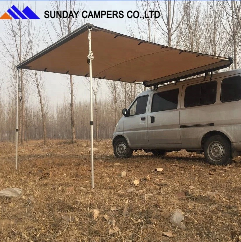 4x4 Polyester Canvas Car Side Awning On Sale From China Factory Sunday Campers