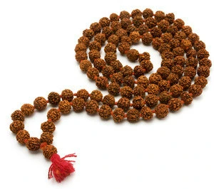 5 face mukhi rudraksh mala 7-9mm Japa mala 108 beads himalayas/nepal/india