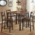 Import 5 Piece Elegant Sample Counter Height Luxury Dining Room Furniture Set from China