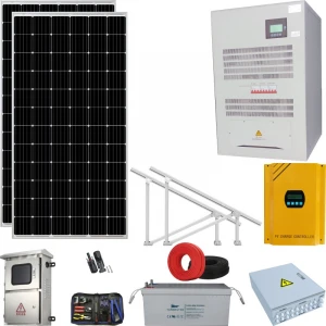 5Kw Panel Photovoltaic Home Grid Tied Hybrid Power Solar Energy Systems For Batteries