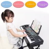 61 keyboard Presents for the children  interactive toy stand piano musical keyboard toy electronic organ