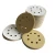 Import 6inch 125mm Yellow color abrasive paper sanding disc for automobile industry from China