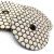 Import 7pcs/set 4" 100MM Resin Bond Diamond Dry Polishing Pads Flexible Grinding disc marble Sanding disc for granite tile from China