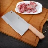 8 Inch Chopping Knife  Kitchen Cleaver Cutting Meat  with Full-tang Wood Handle