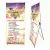 Import 80X180cm Outdoor Windproof Korean X Frame Pull Up Banner Wholesale PVC Poster Custom Billboard Display Rack from China