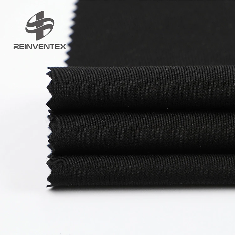 9530 Polyester viscose spandex stretch medium weight pants cool felling touch custom double knitted fabric