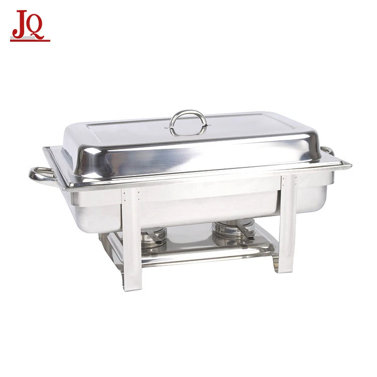 9L Rectangle restaurant supply buffet chafing dishes for catering