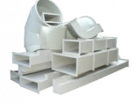 A057 - Plastic HVAC Systems & Parts of custom sizes for chemical plants and other manufacturing objects