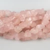AA grade Natural gemstone Madagascar Rose Quartz rough tumbled nuggets beads