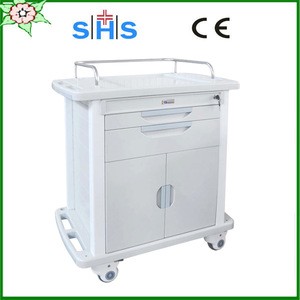 ABS hospital nursing care trolley with CE/ISO