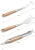 Import Acacia Wood Handle 3pcs Stainless Steel BBQ Utensil Set Spatula Tong Fork from China
