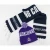 Import acrylic jacquard pattern promotion customized logo soccer fan scarf from China