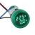 Import AD101-22VAM 22mm green Diameter Panel mounting indicator type 2 in 1 voltage  meter from China