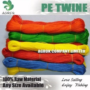 AGROK 3 STRAND PE Twine 5 Colors In Bundle Hank Packaging Rope