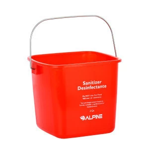 Alpine Industries 3 Qt. Green Plastic Cleaning Bucket Pail (3-Pack)