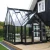 Import aluminium sunroom / tempered glass house / aluminium glass room from China