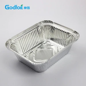 Aluminum Foil Container take out container aluminum disposable container food tray 450ml 1lb No:2