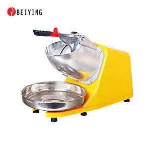 Aluminum hopper,holder,double blades electric portable ice crusher