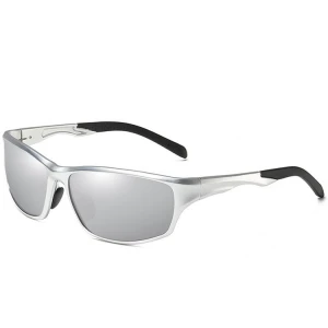 Aluminum Magnesium Uv400 Fishing Cycling Glasses Eyewear Hd Polarized Sport Sunglasses For Men