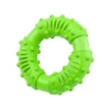 Amazon Hot Sell Pet Toy Dog Resistance To Bite Interactive Toy Rubber Pet Circular Ring Chew Toy