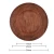 Import Amazon Hot Selling Solid Wood Round Serving Tray Fruit Dessert Cake Snack Candy Salad Bread Wooden Dish Dinner Tableware Plates from China