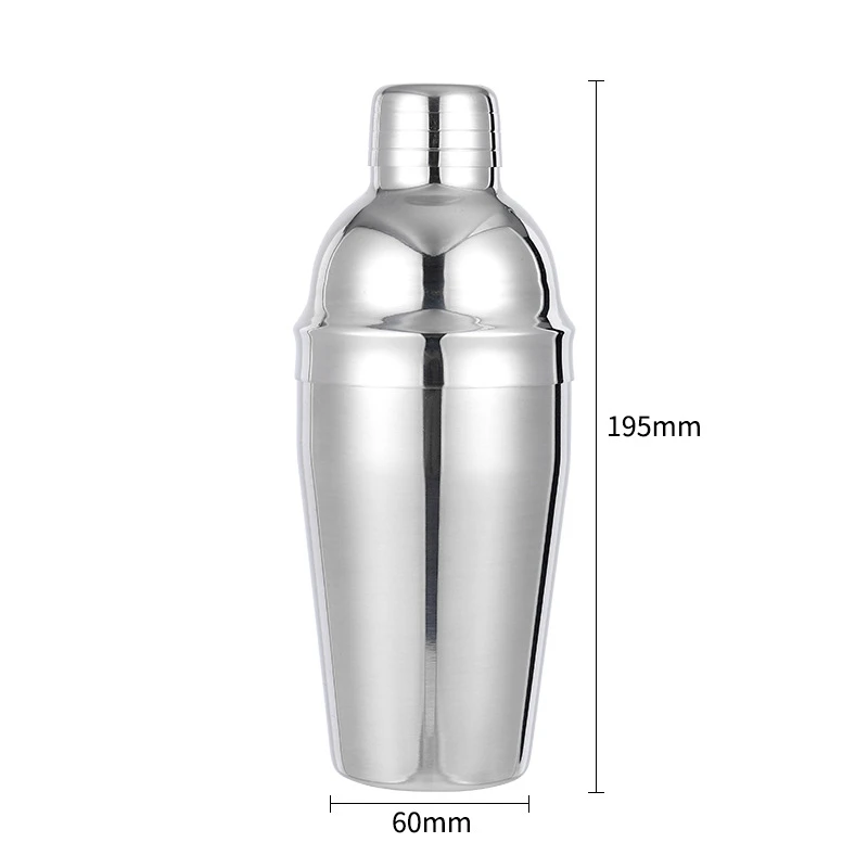 Amazon top seller 750ml /550ml Shaker Bar set Stainless Steel Cocktail Shaker Set with Stand