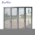 Import American NFRC Label Balcony Partition Thermal Break Heavy Duty Bifold/Accordion Glass Doors from China