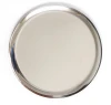 Antique Wholesale Dishwasher Safe Stainless Steel Plates Nordic Style Golden Metal Brass Copper Round Serving Tray