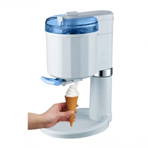 Antronic 1.0L Blue Color portable soft Ice Cream maker ATC-1000B with quick freeze bowl